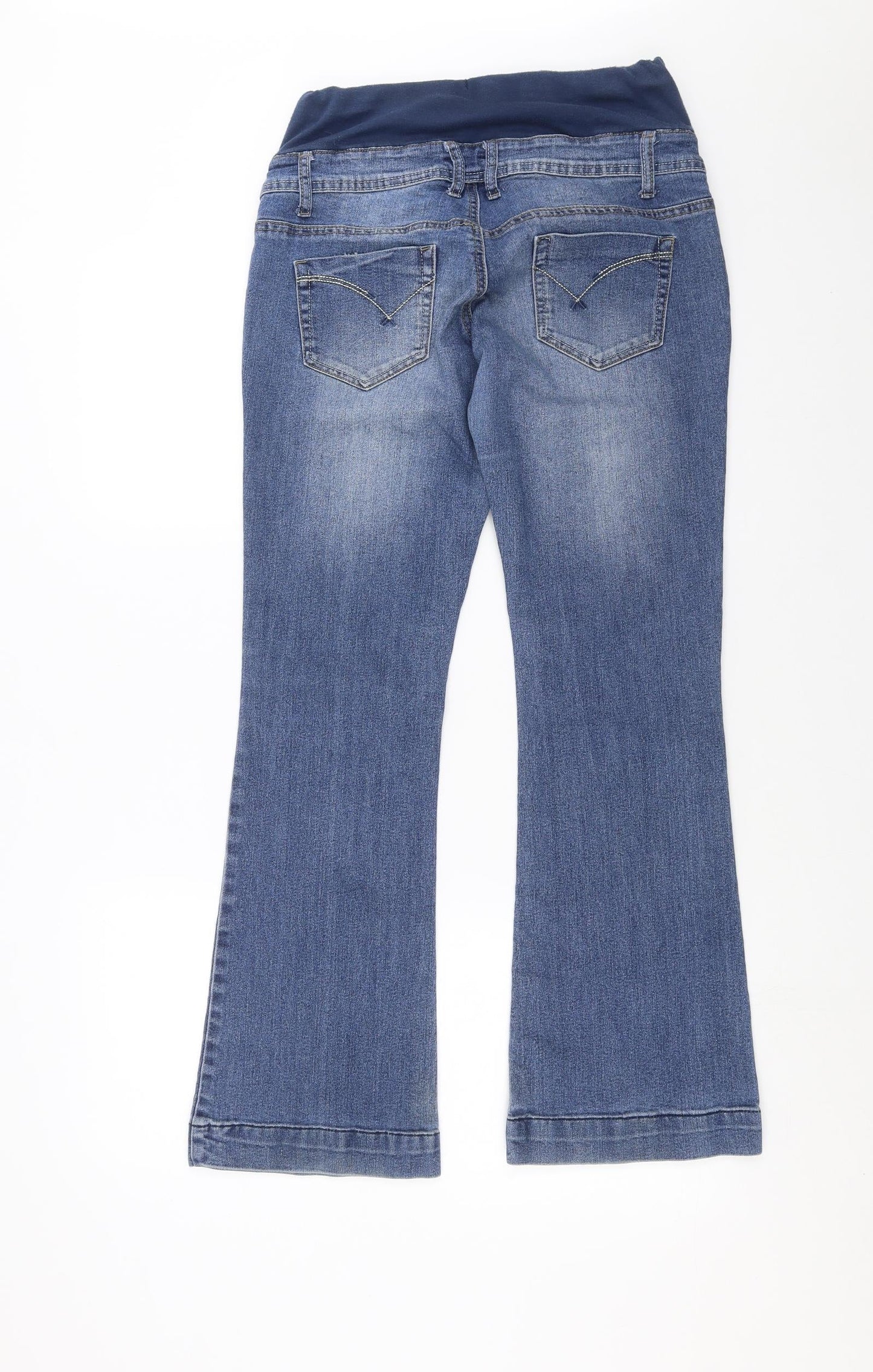 Preworn Womens Blue  Denim Bootcut Jeans Size 30 in L30 in