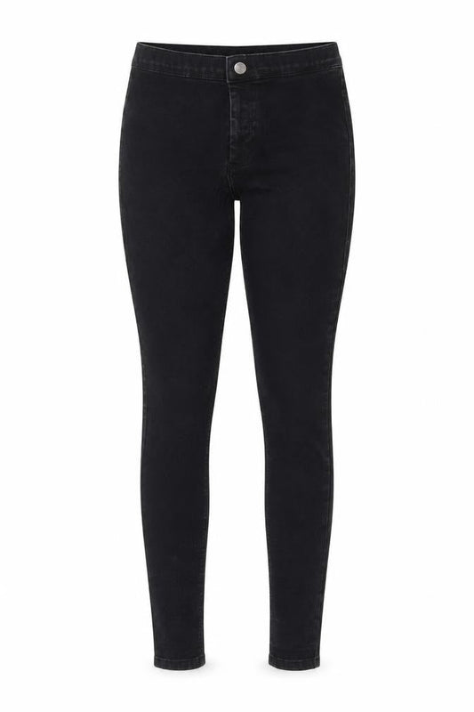 Topshop Womens Black  Denim Skinny Jeans Size 26 in L26 in