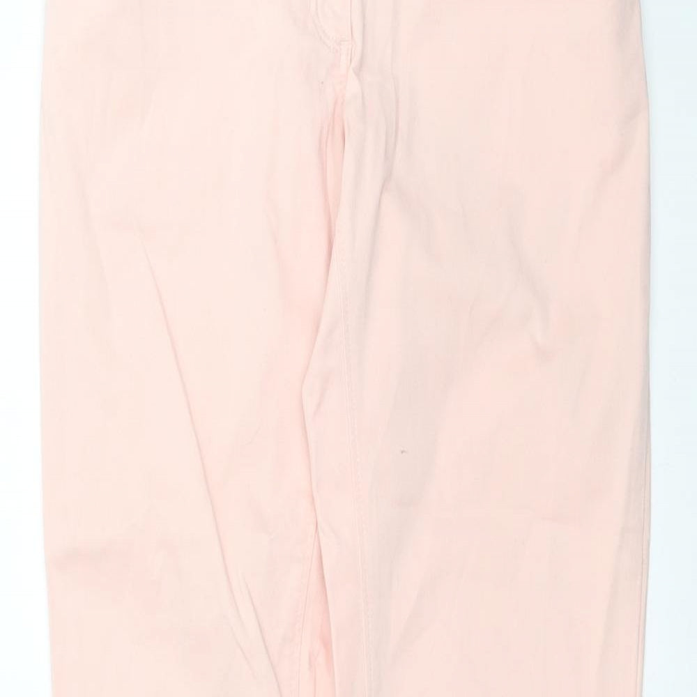 H&M Womens Pink  Denim Skinny Jeans Size 8 L30 in