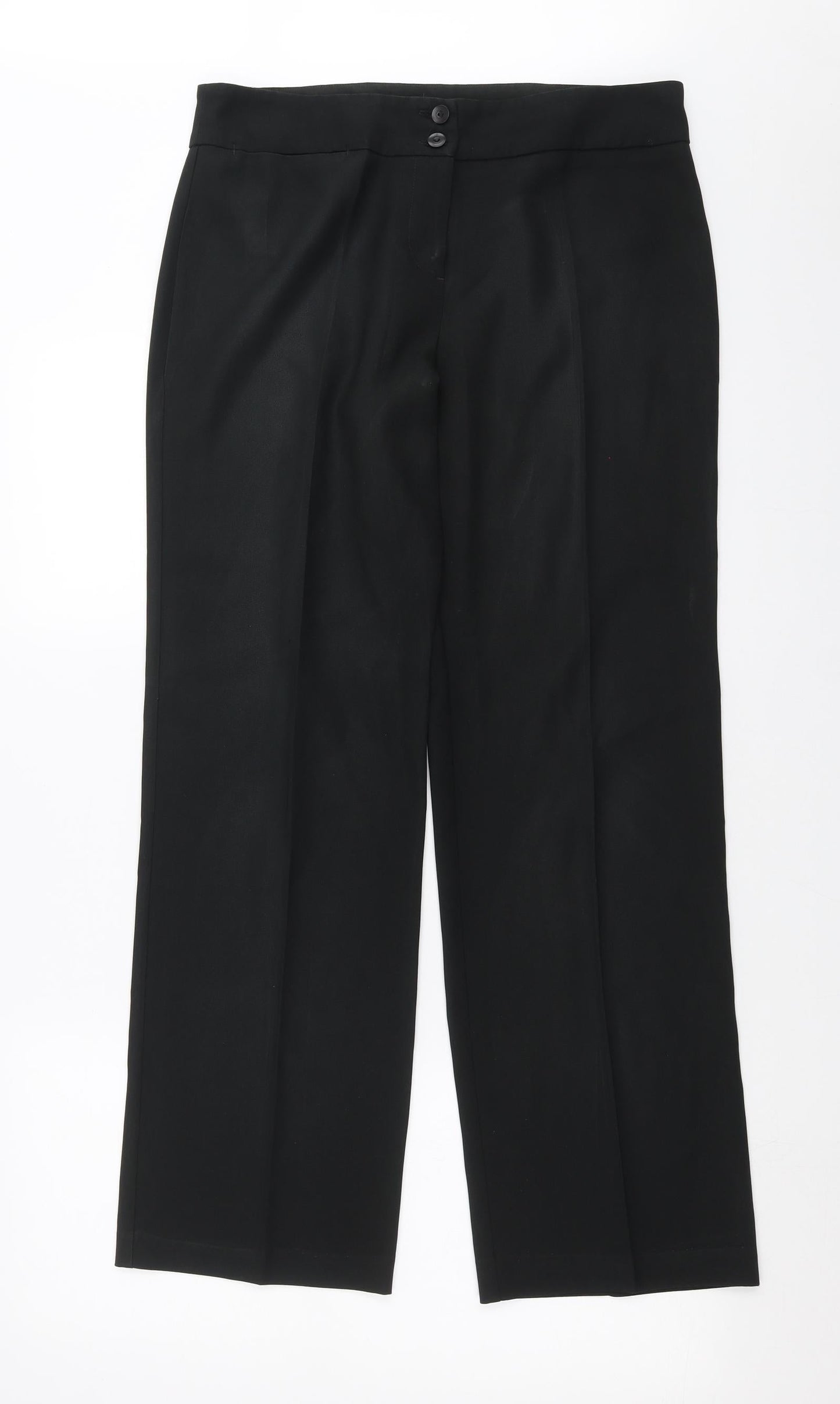 Inline Womens Black   Trousers  Size 12 L29 in