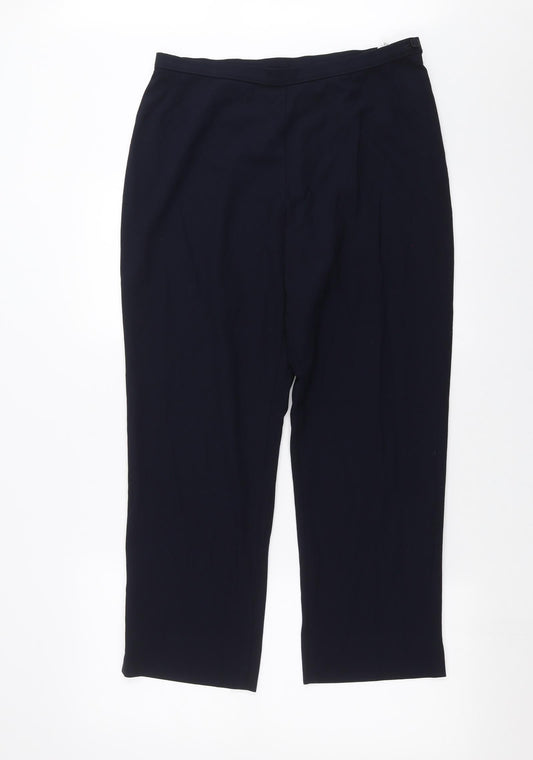 Marks and Spencer Womens Blue   Trousers  Size 16 L26 in