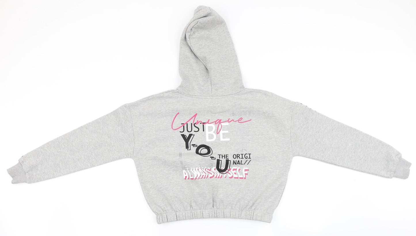 George Girls Grey   Pullover Hoodie Size 11-12 Years