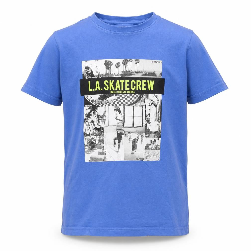 Primark Boys Blue   Basic T-Shirt Size 7-8 Years