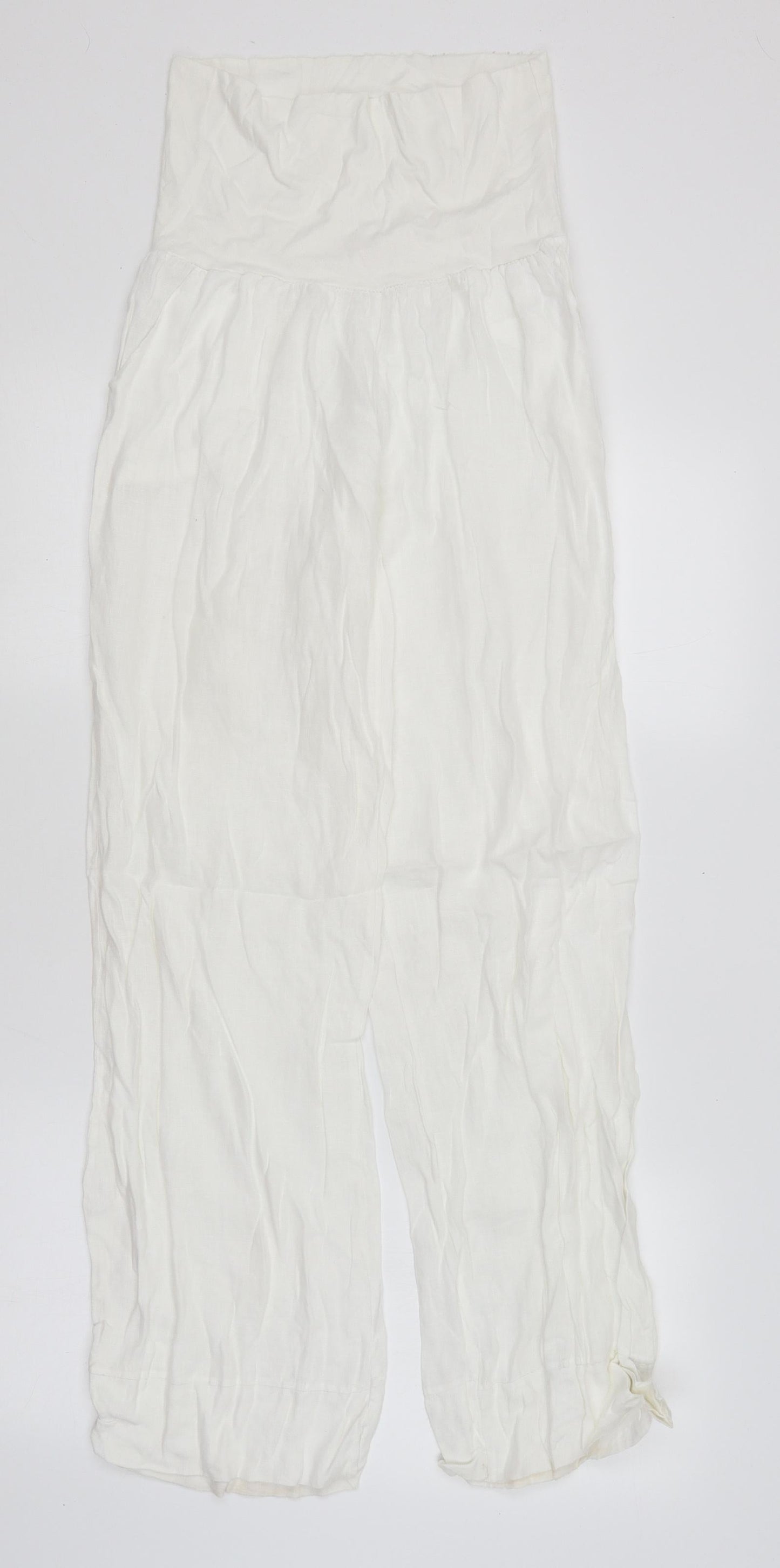 Zinka Womens White   Trousers  Size M L29 in
