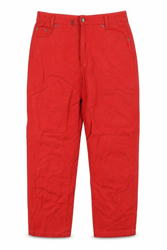 Mac Jeans Womens Red   Trousers  Size 16 L26 in