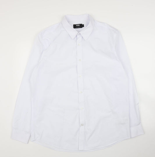 Jacamo Mens White    Button-Up Size 17