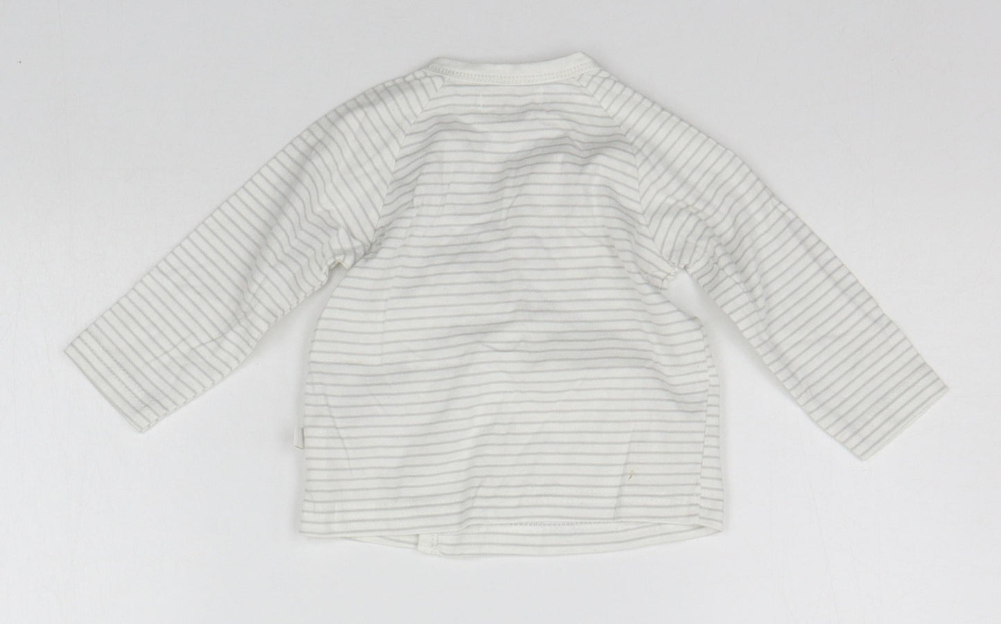 Rosie Pope Baby Beige Striped  Basic T-Shirt Size 6-9 Months