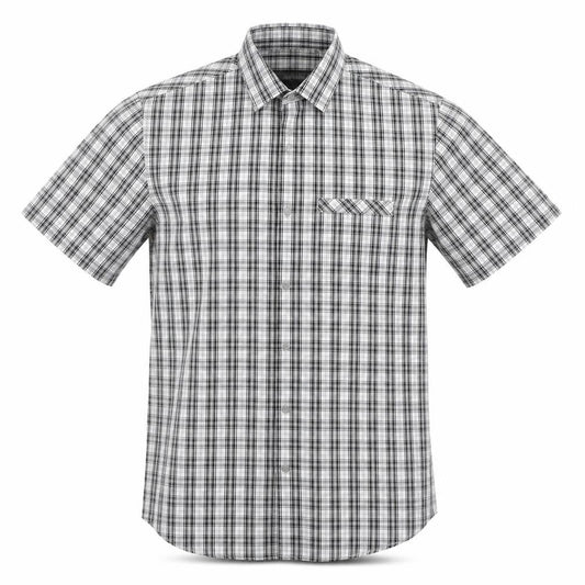 Topman Mens Grey Check   Button-Up Size S