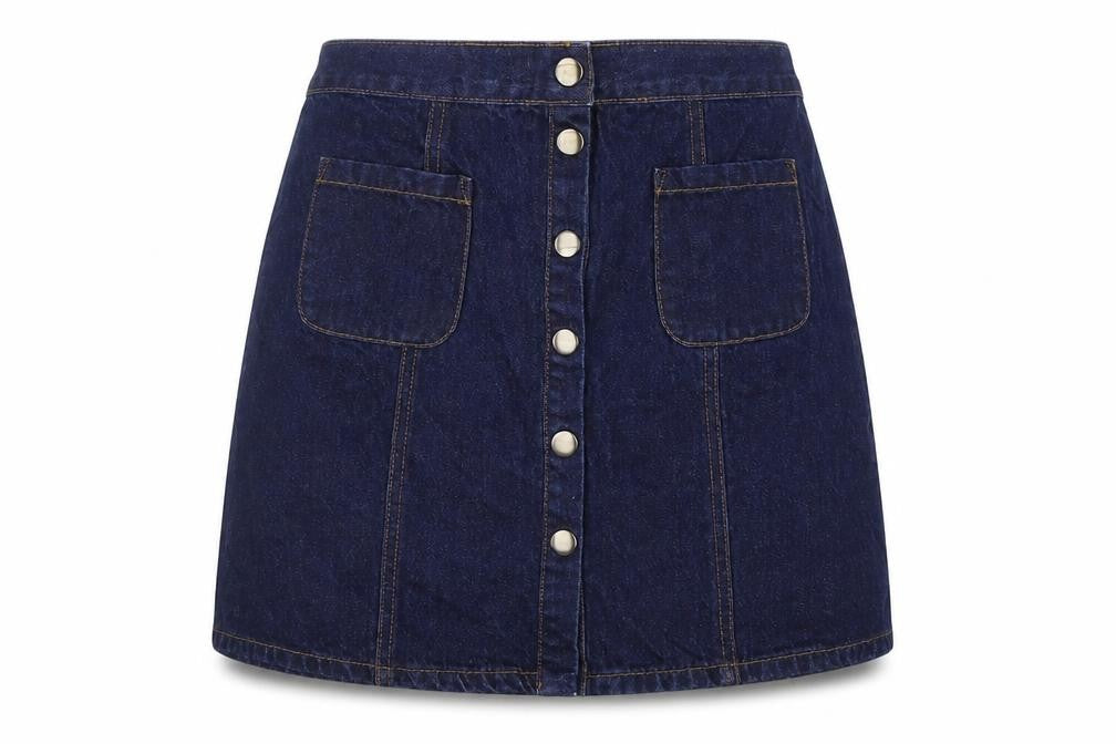 Cooperative Womens Blue   A-Line Skirt Size M