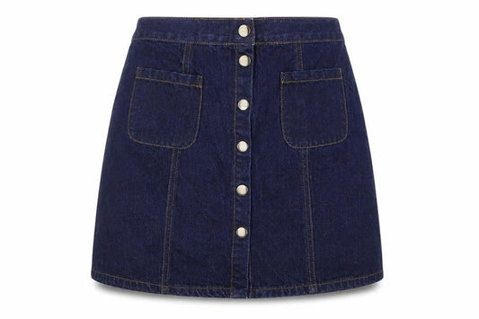 Cooperative Womens Blue   A-Line Skirt Size M