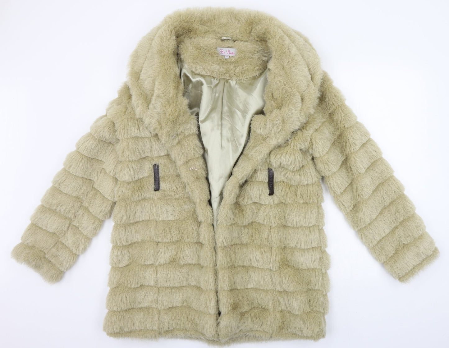 Be Beau  Womens Beige   Jacket Coat Size 12