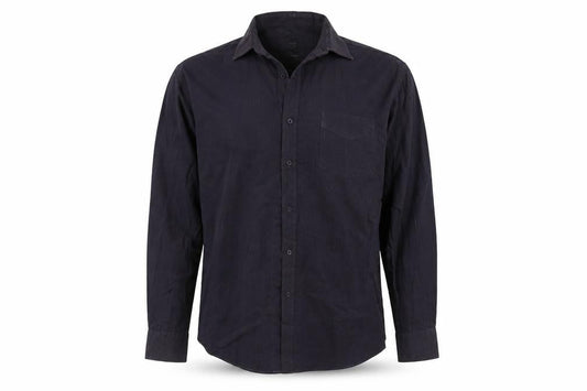F&F Mens Black    Button-Up Size 17.5