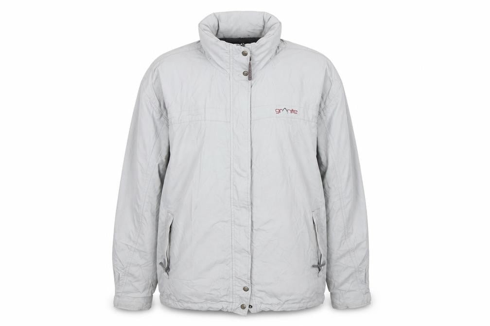 Granite Womens Grey   Windbreaker Coat Size 16