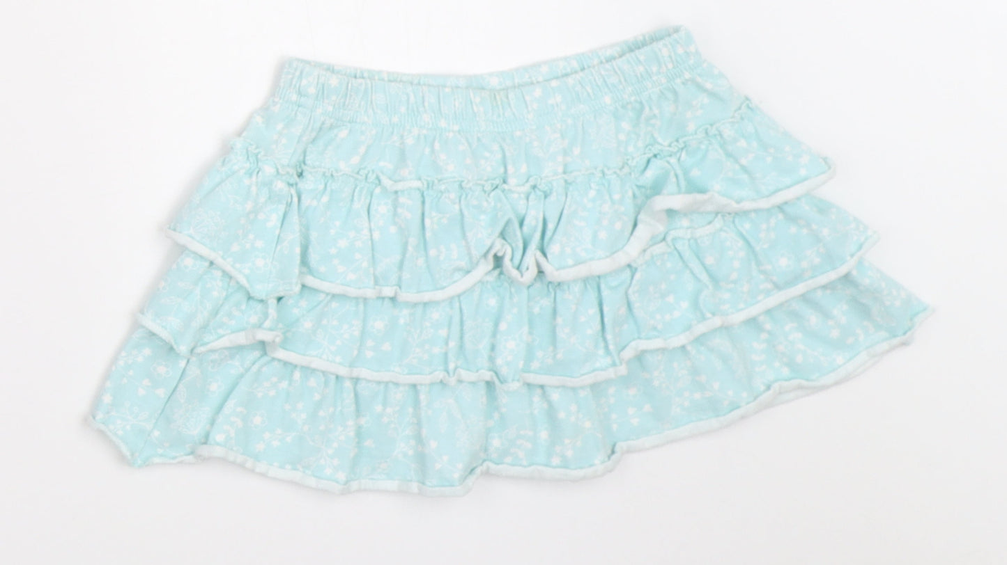 George Girls Blue   Skater Skirt Size 3-4 Years