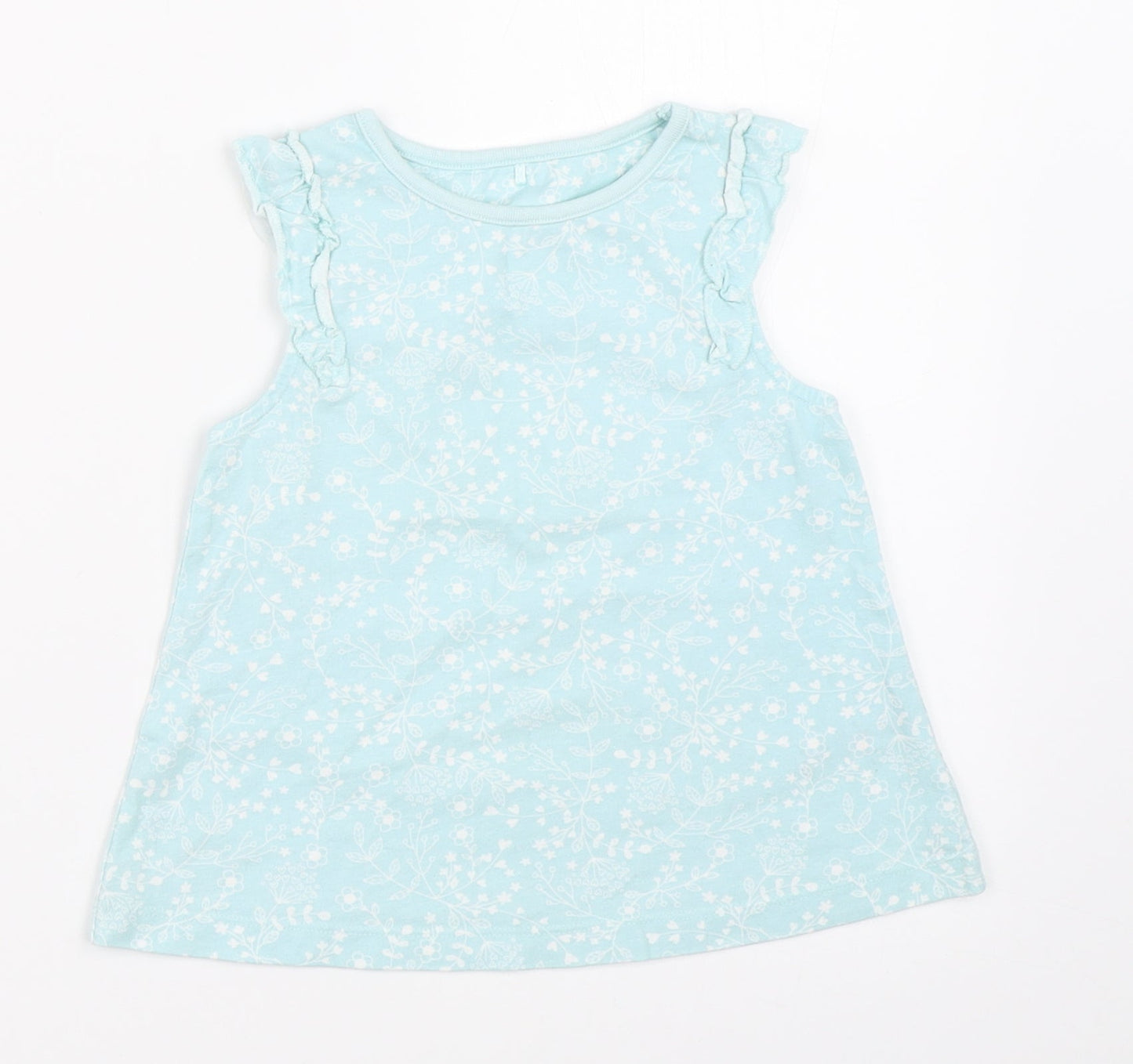 George Girls Blue   Basic Tank Size 3-4 Years