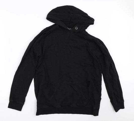 Select Womens Black   Pullover Hoodie Size 10