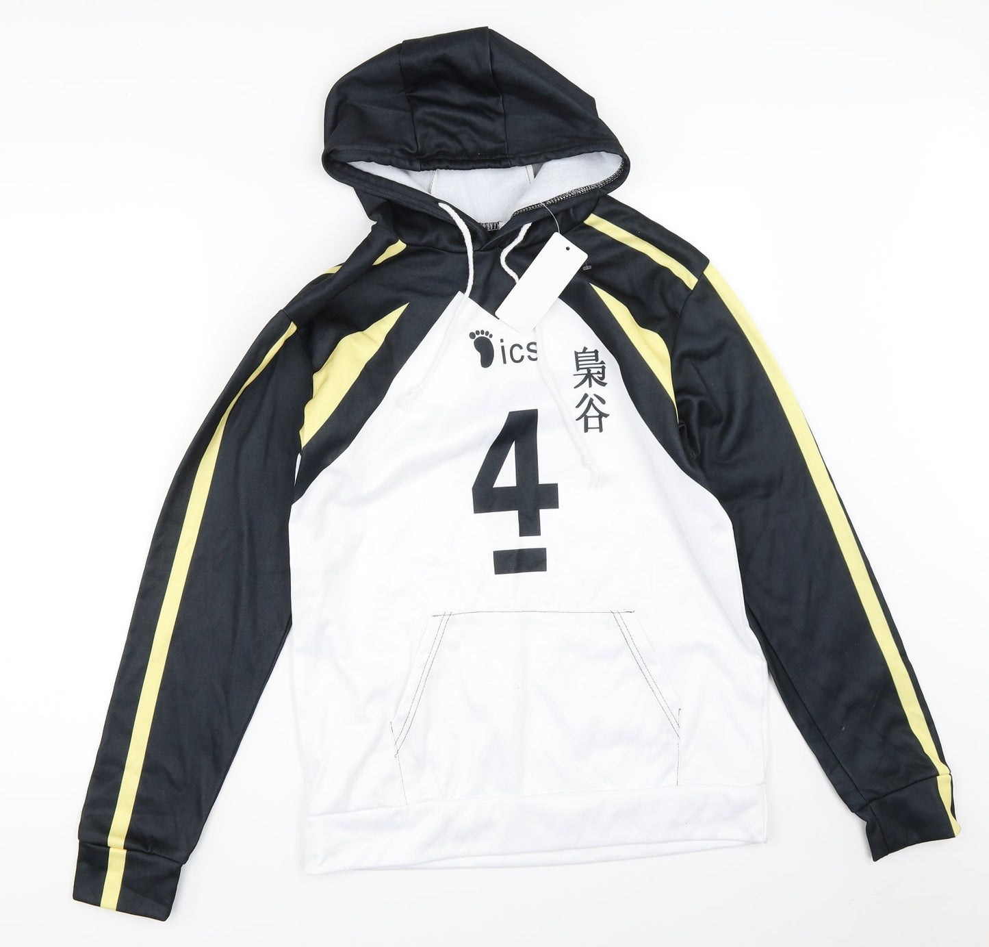 Preworn Mens Black   Pullover Hoodie Size M