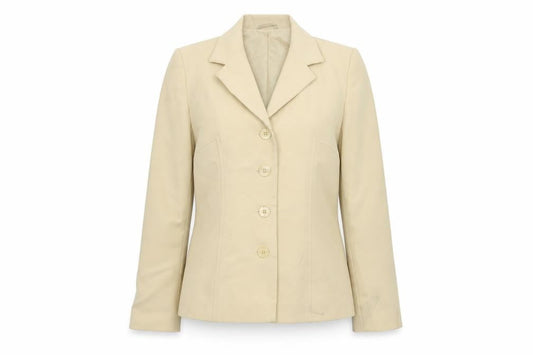 IMAGES Womens Beige   Jacket Blazer Size 12