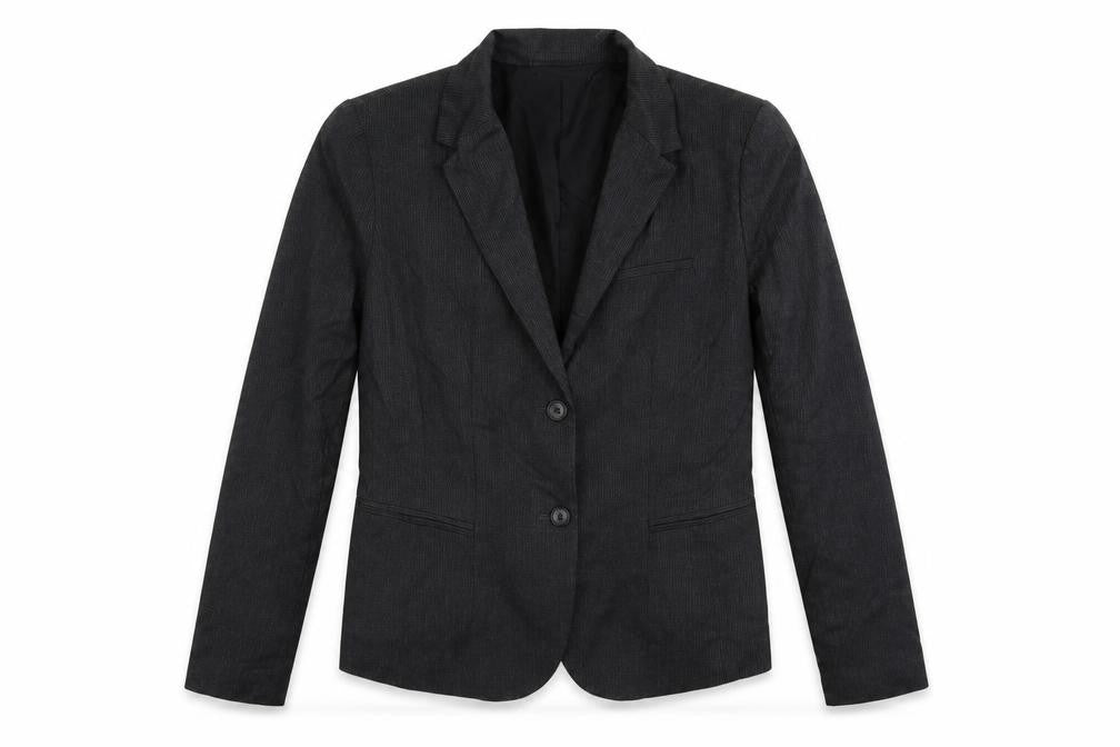 Gap  Womens Grey Striped  Jacket Blazer Size 8