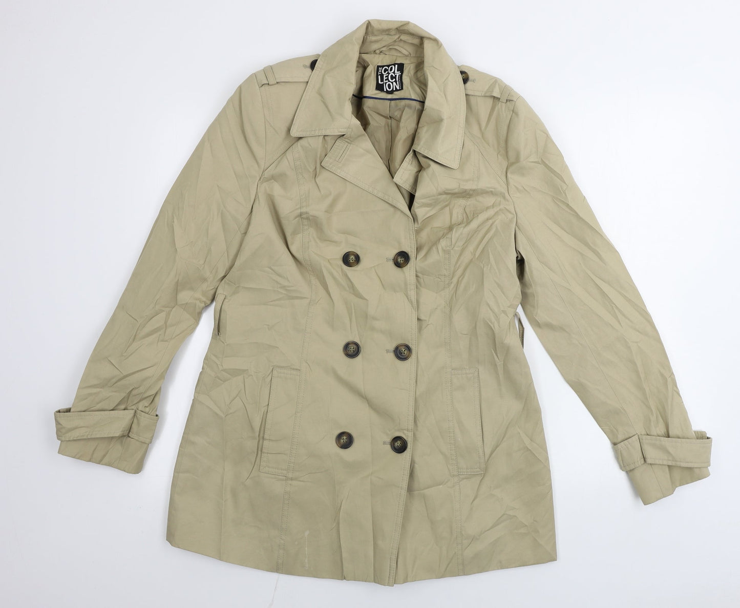 Debenhams  Womens Beige   Jacket Coat Size 12