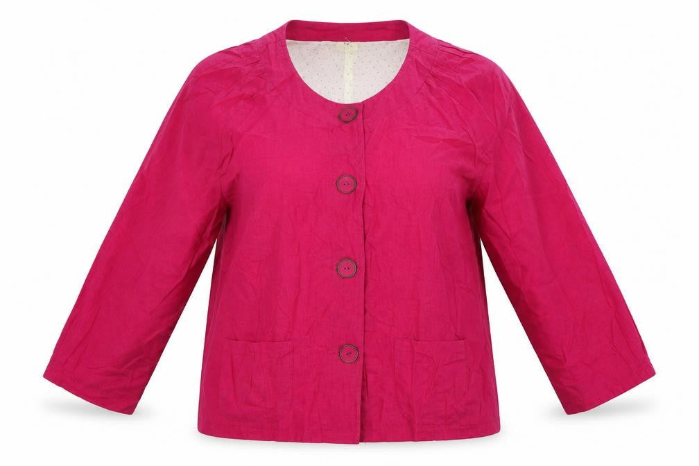 iz Womens Pink   Jacket Coat Size L
