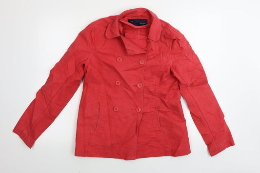 French Connection  Womens Red   Jacket Coat Size 10