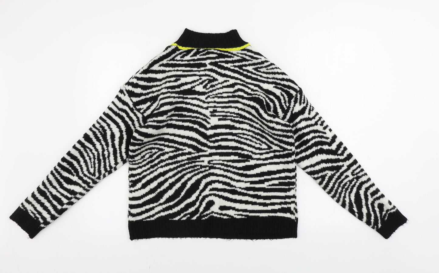 Primark  Womens White Animal Print  Pullover Jumper Size XS