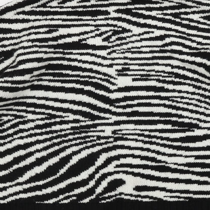 Primark Womens White Animal Print  Pullover Jumper Size XS