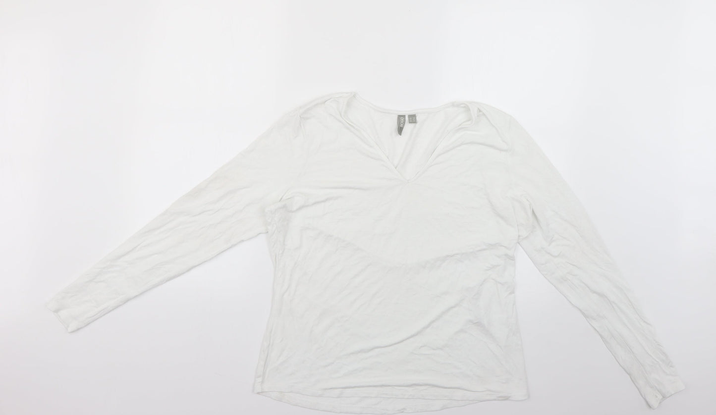 ASOS Womens White   Basic T-Shirt Size 16