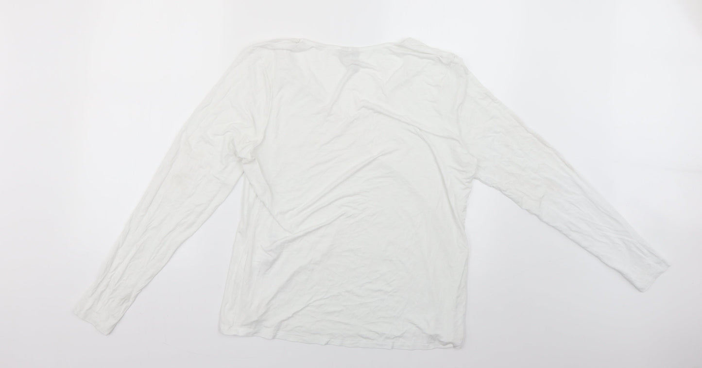 ASOS Womens White   Basic T-Shirt Size 16