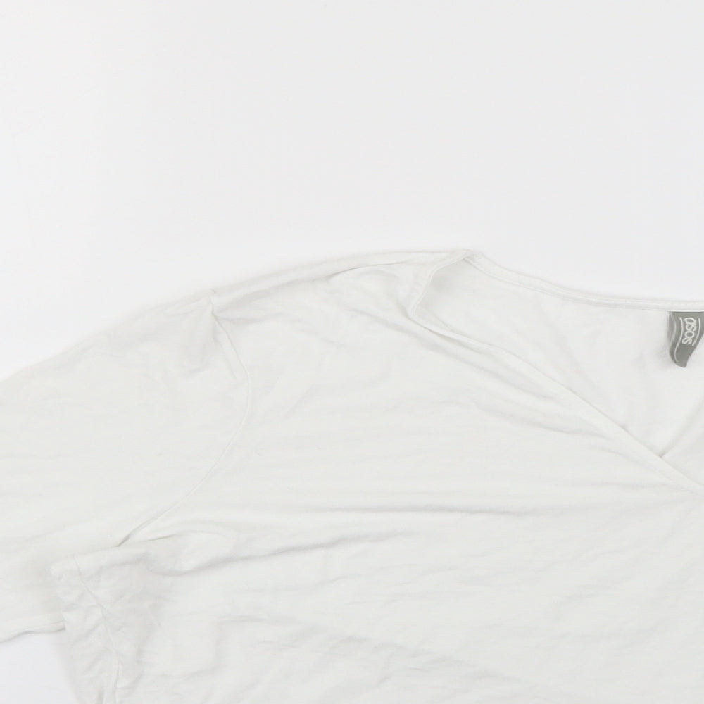 ASOS Womens White   Basic T-Shirt Size 16