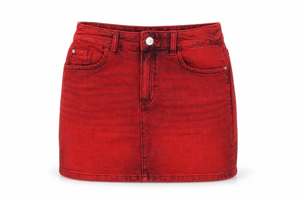 H&M Womens Orange   Mini Skirt Size 6
