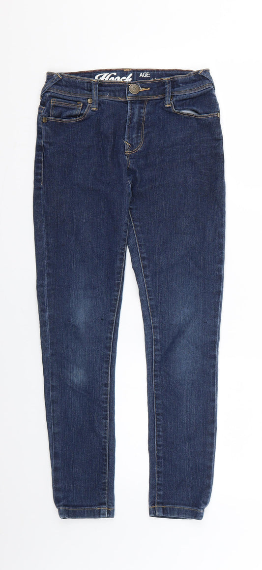HOOCH Girls Black   Skinny Jeans Size 10 Years