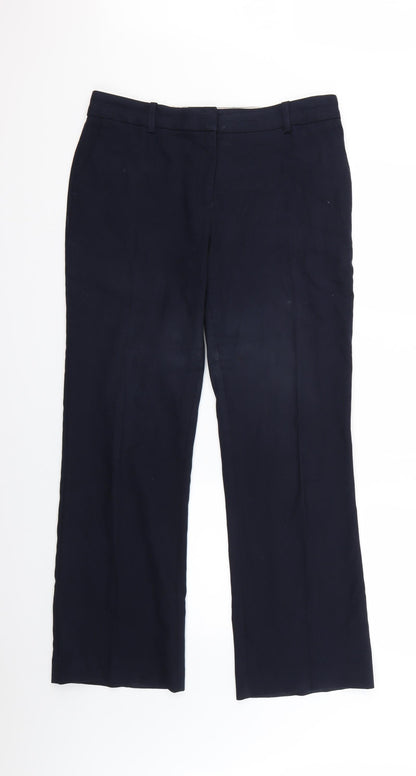 Next Womens Black   Trousers  Size 10 L26 in