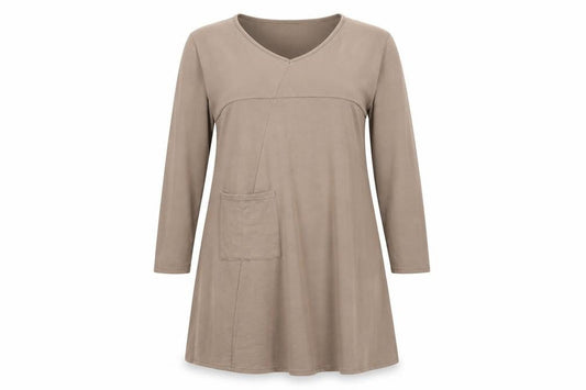 Zanzea Womens Beige   Jumper Dress  Size 2XL