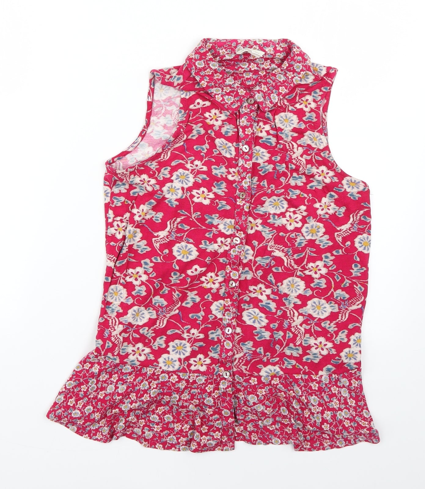 Monsoon Womens Multicoloured Floral  Basic Blouse Size 8