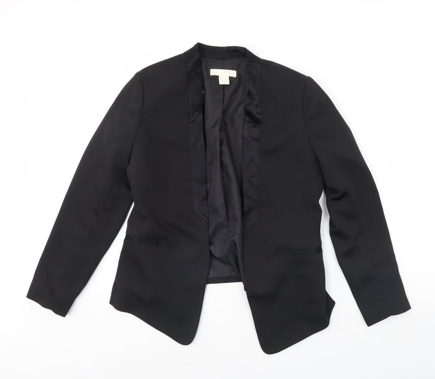 H&M Womens Black   Jacket  Size 10  - Shoulder Pads