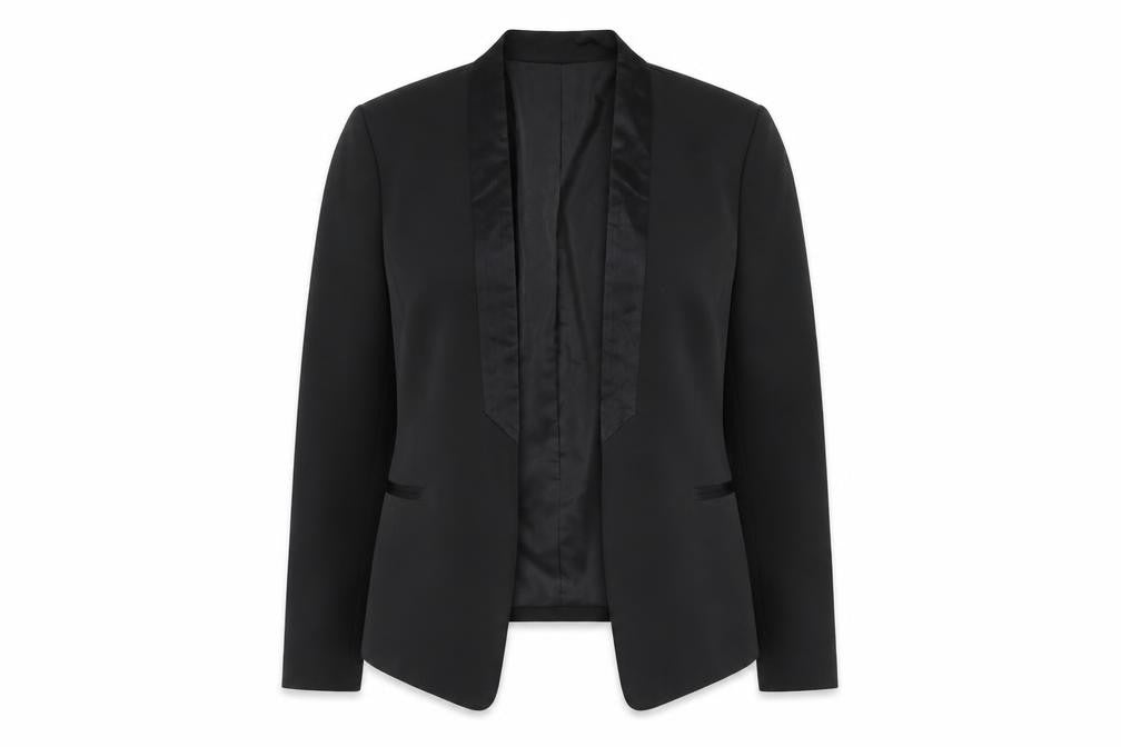 H&M Womens Black   Jacket  Size 10  - Shoulder Pads