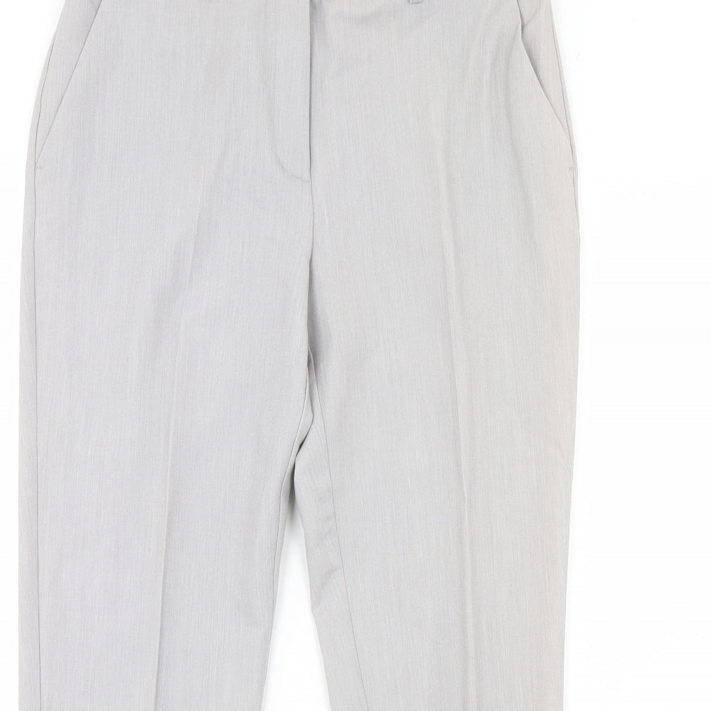 Dorothy Perkins Womens Grey   Trousers  Size 10 L30 in