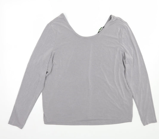 TU Womens Grey   Basic T-Shirt Size 10