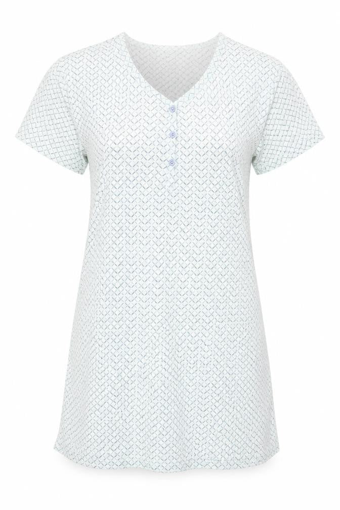 Primark Womens Green Geometric  A-Line  Size 8