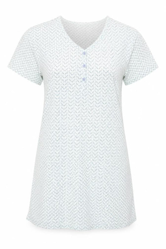 Primark Womens Green Geometric  A-Line  Size 8