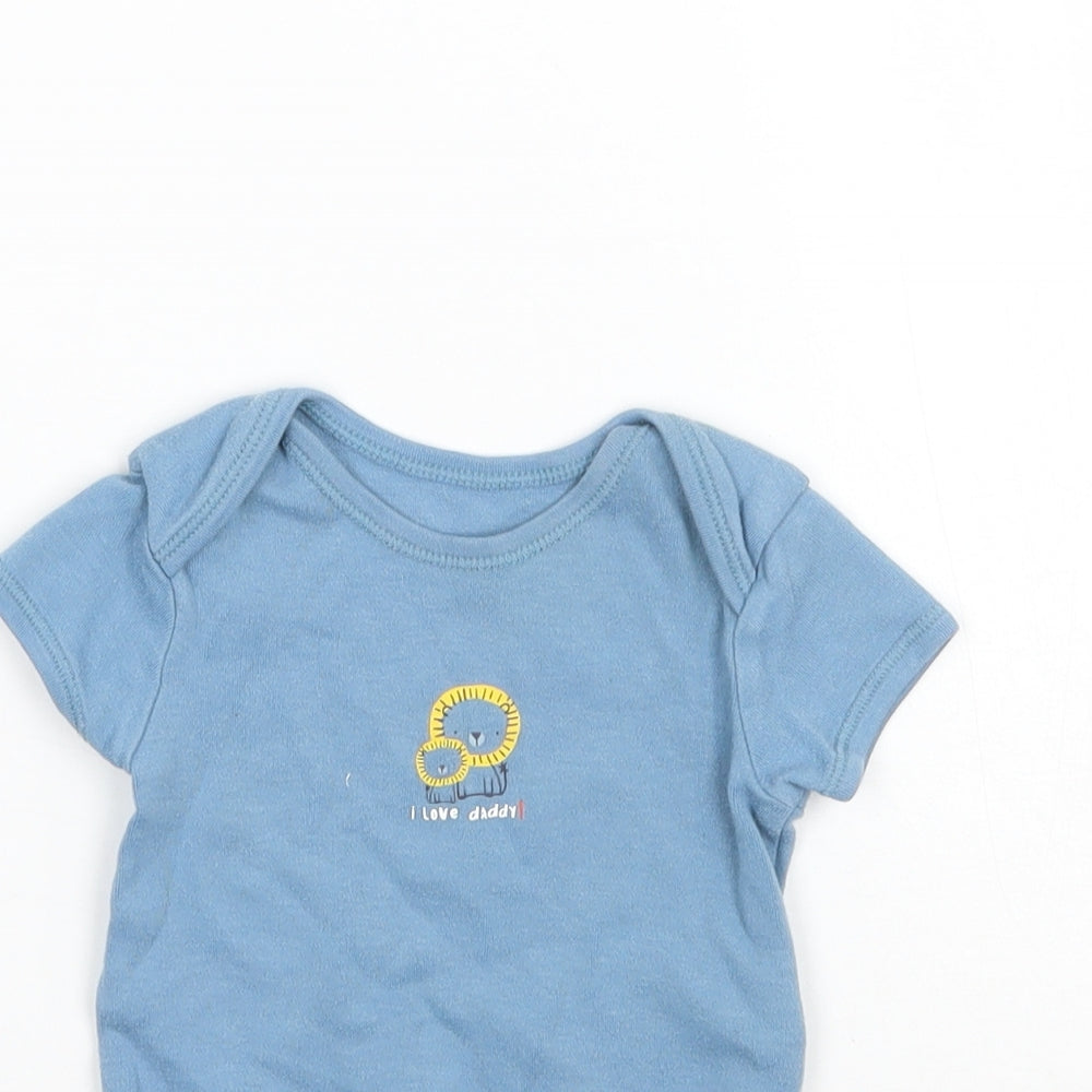 Primark Baby Blue   Babygrow One-Piece Size 3-6 Months  - I love daddy