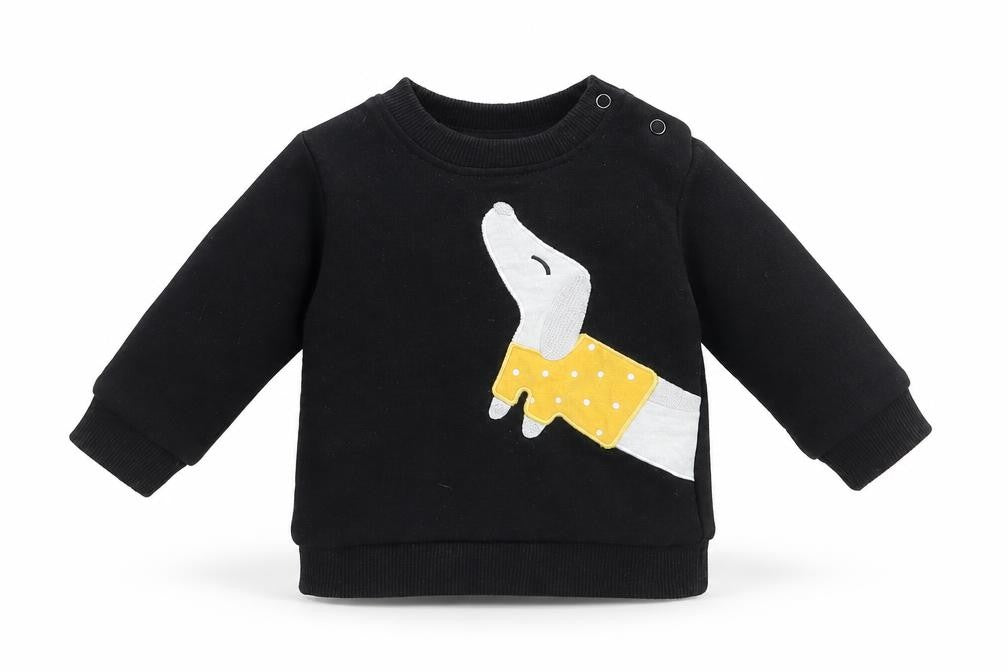 Gem look Baby Black   Pullover Jumper Size 3-6 Months