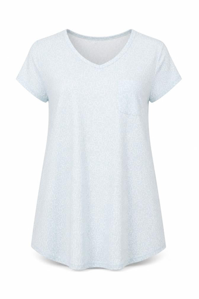 Matalan Womens Blue Geometric  A-Line  Size M