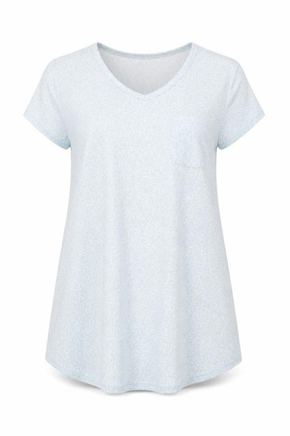 Matalan Womens Blue Geometric  A-Line  Size M