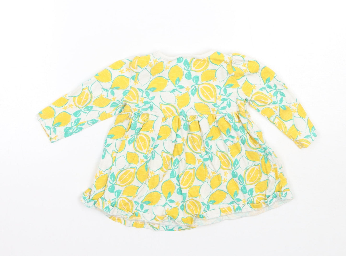 NEXT Girls White Floral  Basic Blouse Size 3-6 Months