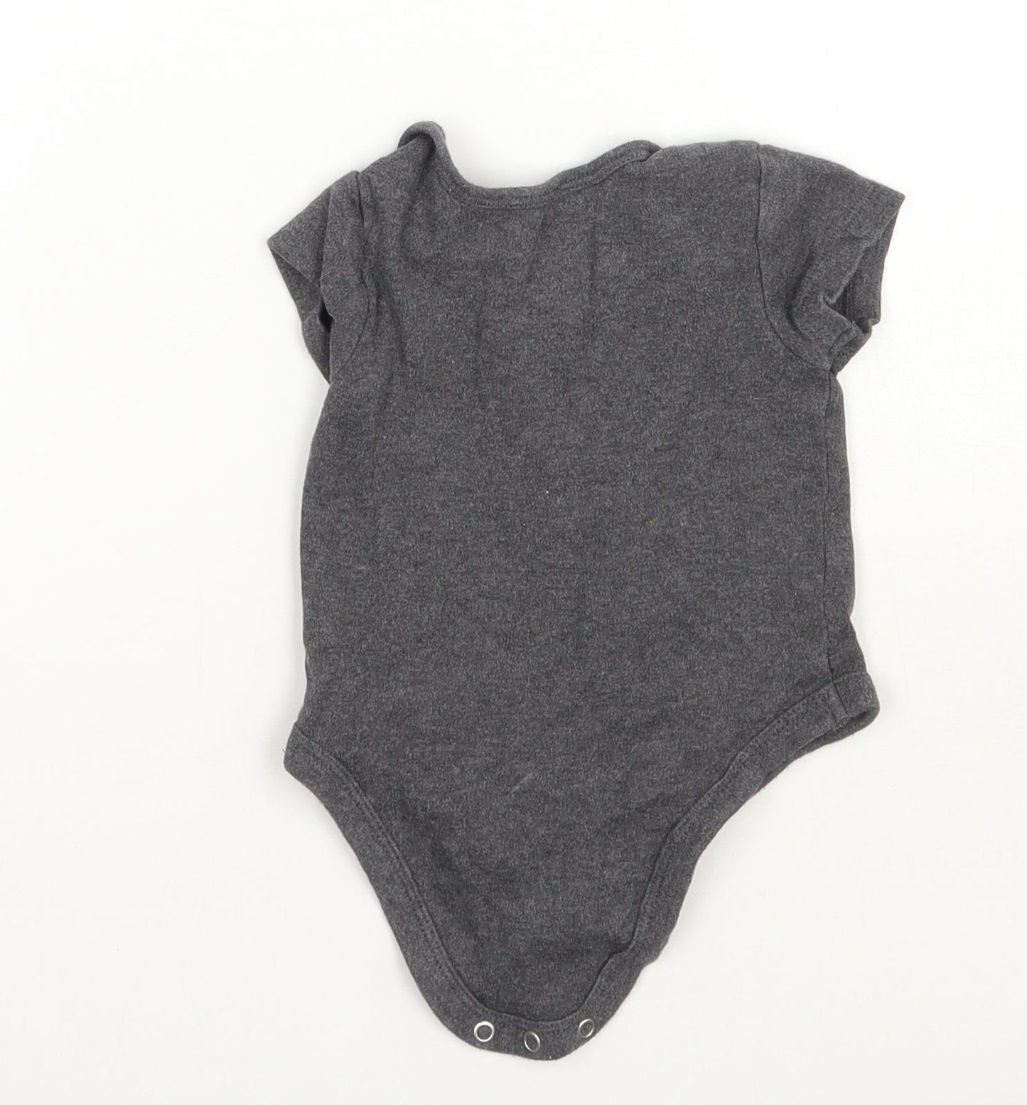 Mammas & Pappas Baby Grey   Babygrow One-Piece Size 3-6 Months