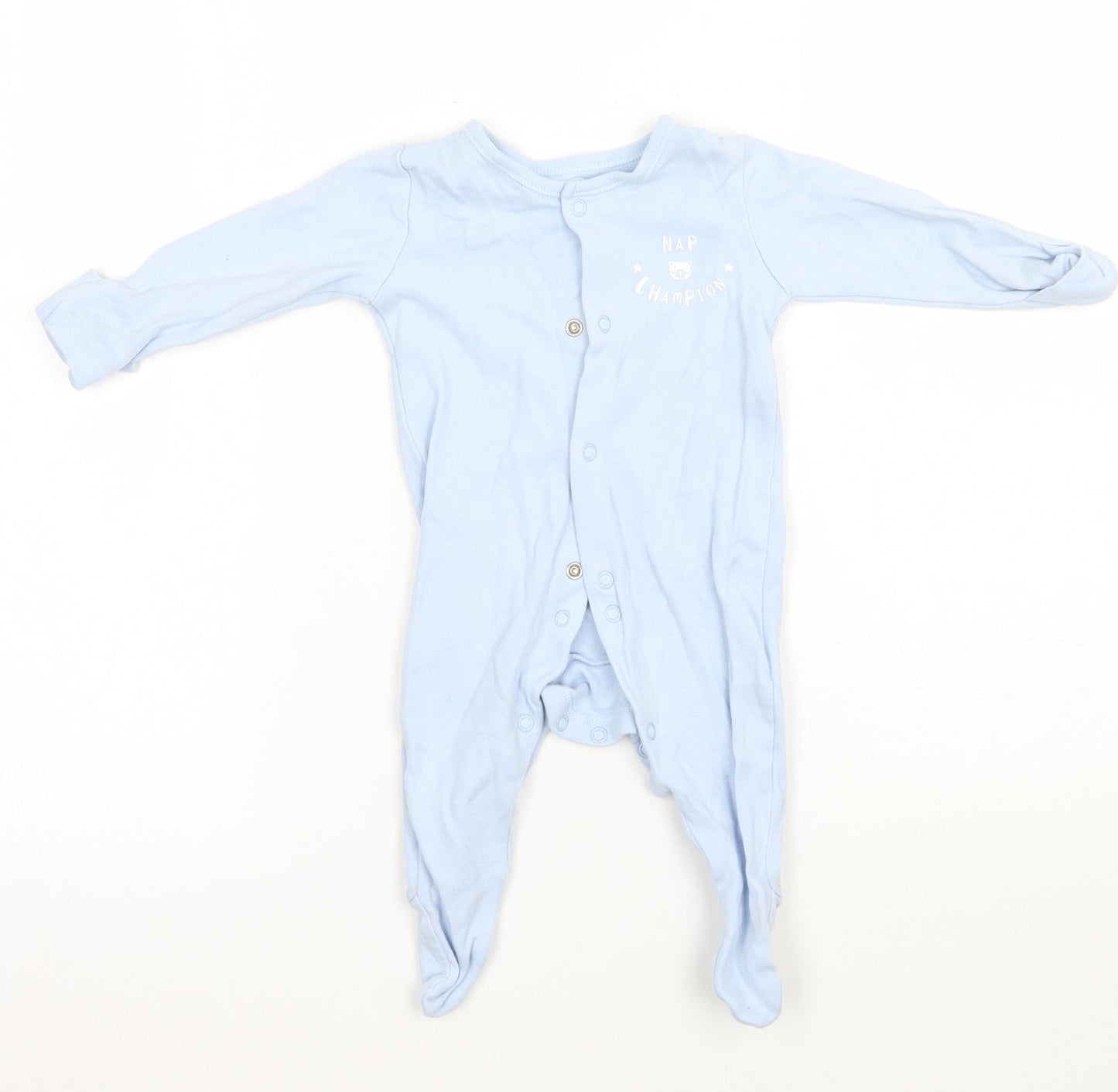 George Baby Blue   Babygrow One-Piece Size 0-3 Months