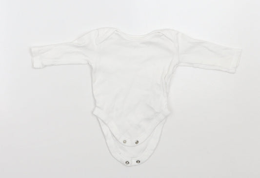 George Baby White   Babygrow One-Piece Size 0-3 Months